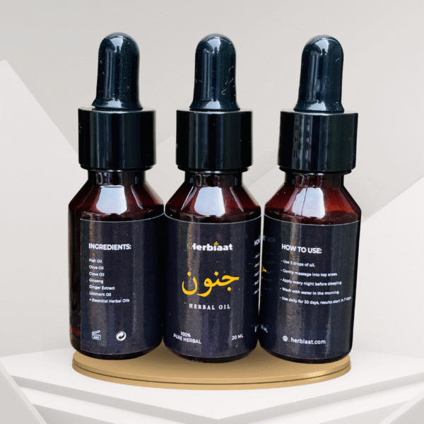 Junoon Herbal Oil – 100% Pure Herbal (20ml) - Image 3
