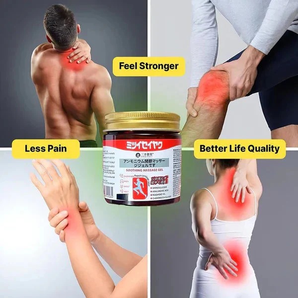 Japanese Instant Pain Relief Soothing Massage Gel ( Price 1199 + 200 Delivery total 1399/= )